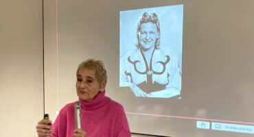 Erika Rosenberg (Buenos Aires, München) referiert über Emilie Schindler, die Frau von Oskar Schindler